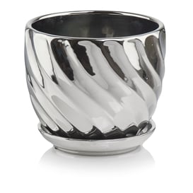 Slika 43.036 Posuda okruglog oblika sa podlogom - srebrna