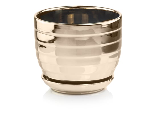 Picture of 43.046 Posuda okruglog oblika sa podlogom - zlatna