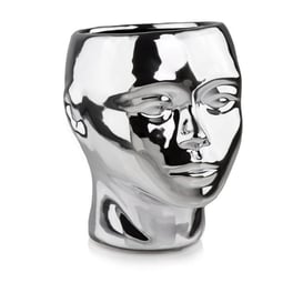 Slika 04.097.20 Posuda u obliku glave - srebrna