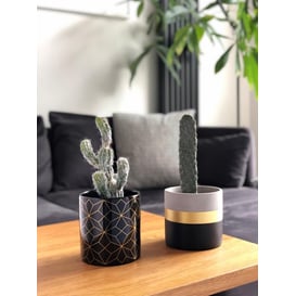 Slika 05.258.14 Posuda okruglog oblika - crno/zlatno