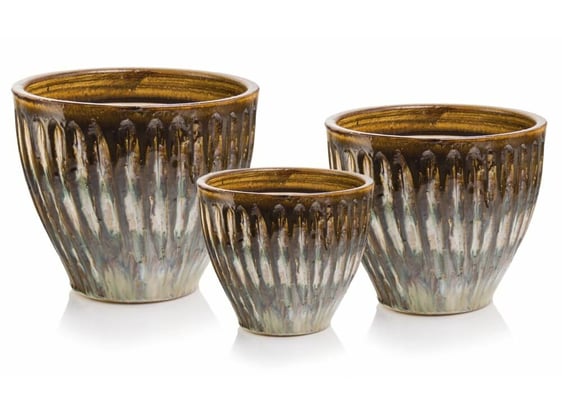 Slika 79.014.25/30/37 Set od tri posude - boja meda