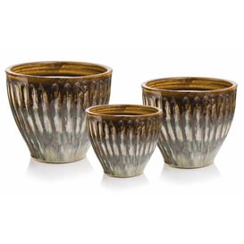 Picture of 79.014.25/30/37 Set od tri posude - boja meda