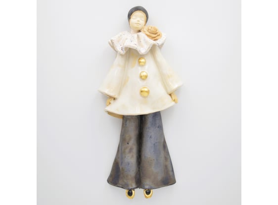 Slika Keramički anđeo 16 Pierrot viseći