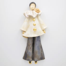 Slika Keramički anđeo 16 Pierrot viseći