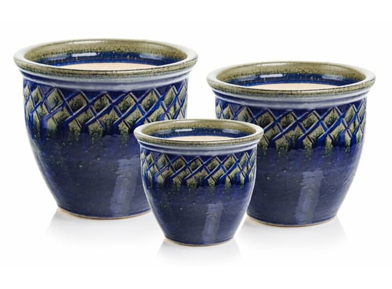 Picture of 79.011.25/30/37 Set od tri posude - plava
