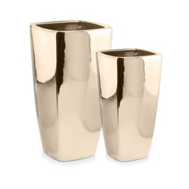 Slika 01.512. 57/61 Set od dvije posude četvrtastog oblika - zlatna