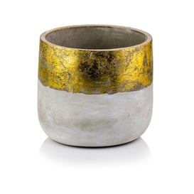 Slika 05.325.13 Posuda okruglog oblika  -siva/zlatna