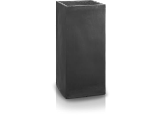 Slika 88.007 Visoka posuda četvrtastog oblika - crna