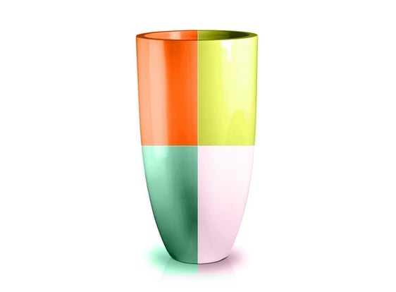 Slika 95.101 Visoka posuda u obliku cigare