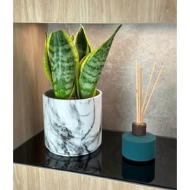 Slika 02.751.13 Posuda okruglog oblika - mramorno bijela