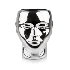 Slika 04.097.20 Posuda u obliku glave - srebrna