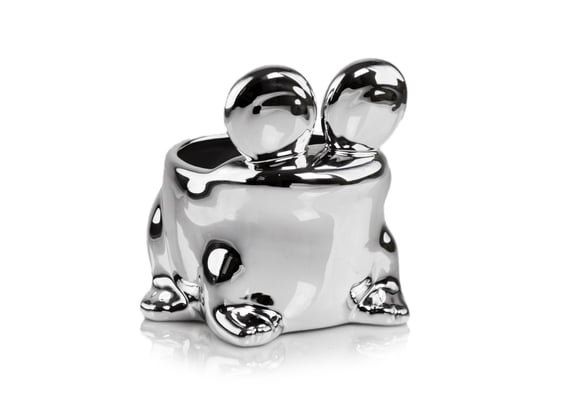 Slika 02.722 Posuda u obliku žabe - srebrna