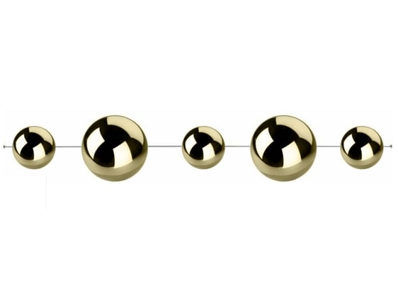 Slika MIRROR 74.013.10 GIRLANDA KUGLA ZLATNA