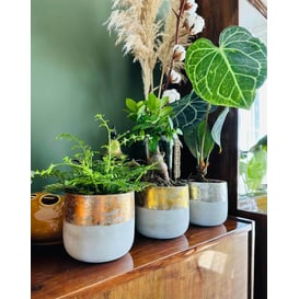 Slika 05.324.13 Posuda okruglog oblika  - siva/srebrna