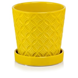 Slika 15.018.15 Posuda okruglog oblika sa podmetačem - senf žuta