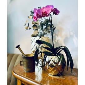 Slika 02.705.16 Posuda okruglog oblika - zlatna