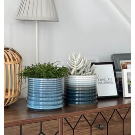 Slika 02.748.14 Posuda valjkastog oblika - plava/bijela