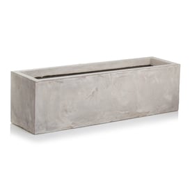 Slika 88.017 Izdužena posuda pravokutnog oblika - siva