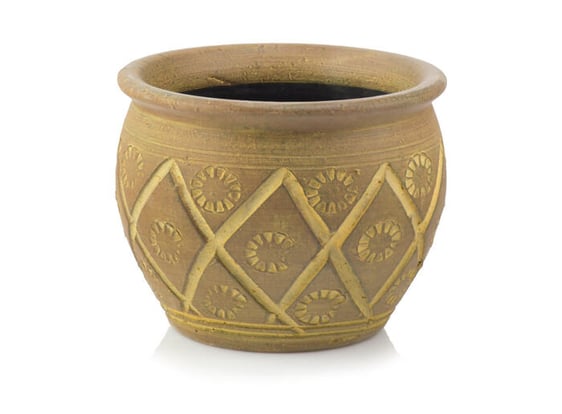 Slika 80.256. 19/25/30/38 Posuda od pečene keramike, obojana