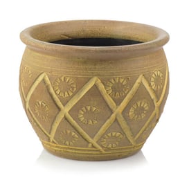 Slika 80.256. 19/25/30/38 Posuda od pečene keramike, obojana