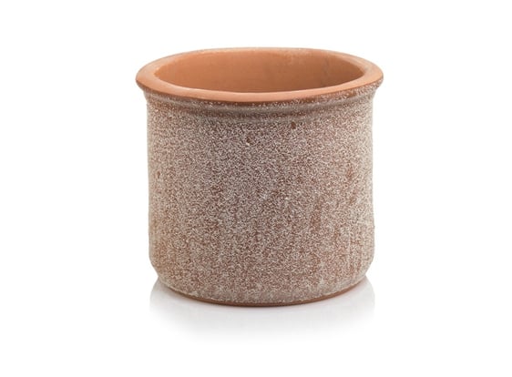 Slika 79.604 Pjeskarena posuda sa zadebljanim rubom - krem