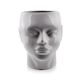 Slika Posuda u obliku glave – krema