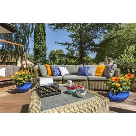 Slika 75.421. 26/36/46 Set od tri niske posude okruglog oblika - kobalt