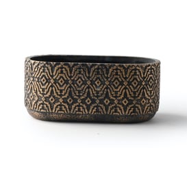 Picture of 46.019.27 Posuda okruglog oblika - crna/bakar 