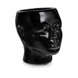 Slika Posuda u obliku glave – crna