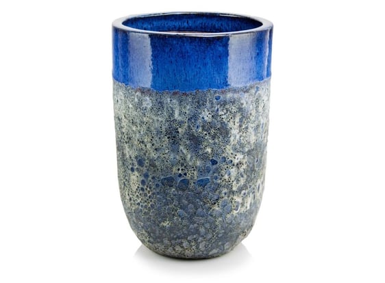 Slika 75.911.50 Visoka posuda okruglog oblika - plava
