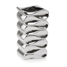 Slika 31.115.26 Vaza kvadratnog oblika - srebrna 