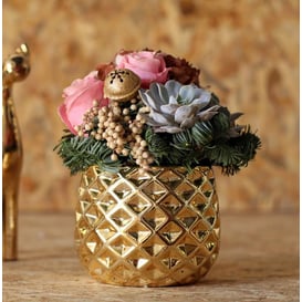 Slika 02.631.16 Posuda okruglog oblika - zlatna