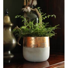 Slika 05.326.13 Posuda okruglog oblika  - siva/bakrena