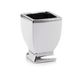 Slika 31.087.15 Posuda četvrtastog oblika - bijela/srebrna