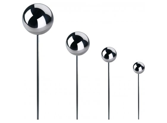 Slika 74.002 Dekorativan kugla na stalku - krom