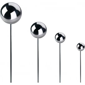 Slika 74.002 Dekorativan kugla na stalku - krom