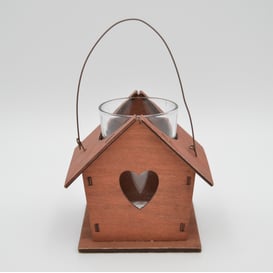 Slika Dekoracija drvena kućica