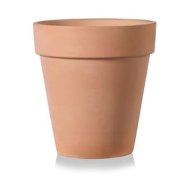 Slika 87.202 Posuda "Alto" okruglog oblika sa rubom - svijetla terakota