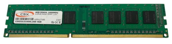 Slika CSX 4GB DDR3L 1600MHz DIMM memorija