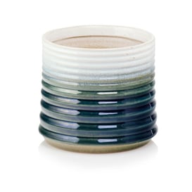 Slika 02.748.14 Posuda valjkastog oblika - plava/bijela