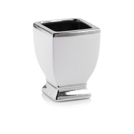 Slika 31.087.15 Posuda četvrtastog oblika - bijela/srebrna