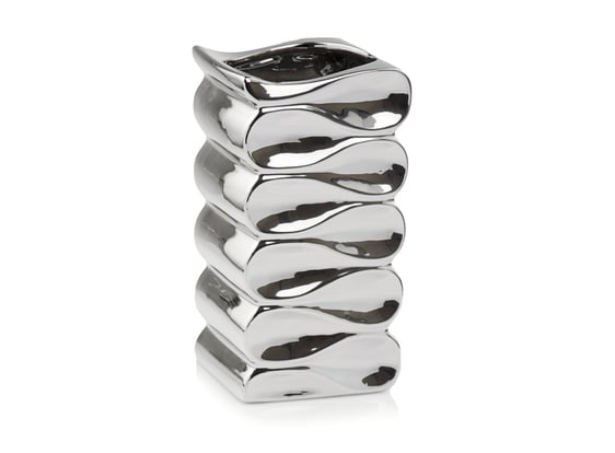 Picture of 31.115.26 Vaza kvadratnog oblika - srebrna 