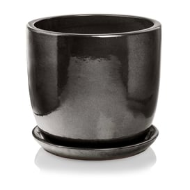 Slika 28.001 Posuda okruglog oblika sa podlogom - crna