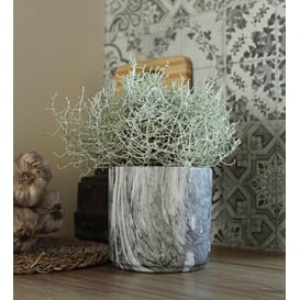 Slika 02.752.13 Posuda okruglog oblika - mramono crna 