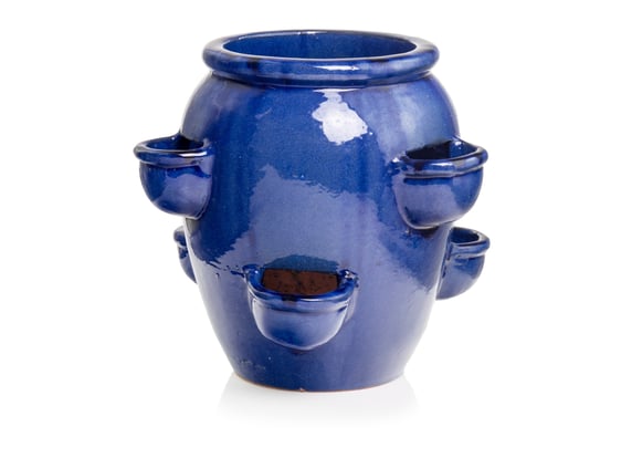 Picture of 28.046.31 Posuda okruglog oblika sa otvorima na stjenkama - kobalt