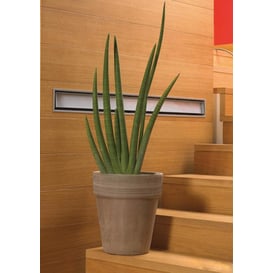 Slika 87.205.23 Posuda "Alto" okruglog oblika sa rebrastim rubom - siva