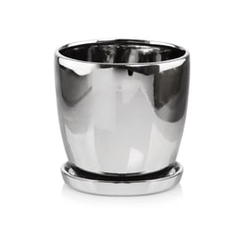 Picture of 15.009 Posuda okruglog oblika sa podlogom - srebrna