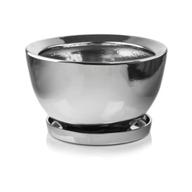 Slika 01.011.40 Posuda okruglog oblika sa podlogom - srebrna