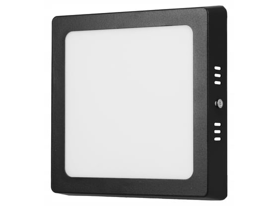 Slika Nadgradni LED panel 6W crni kvadrat 4000K