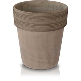 Slika 87.205 Posuda "Alto" okruglog oblika sa rebrastim rubom - siva